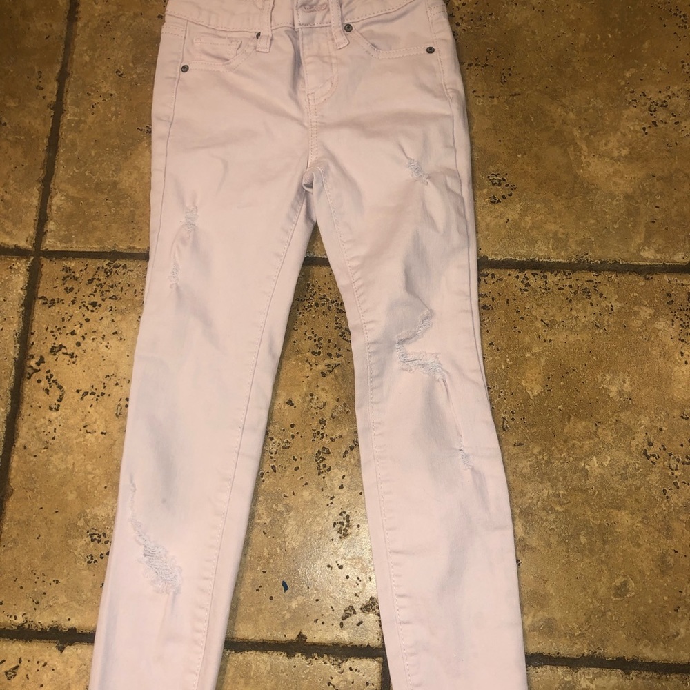 RSQ Pink Baja Ankle Girls Size 7 Jeans
